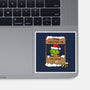 Grinch Help-None-Glossy-Sticker-Barbadifuoco