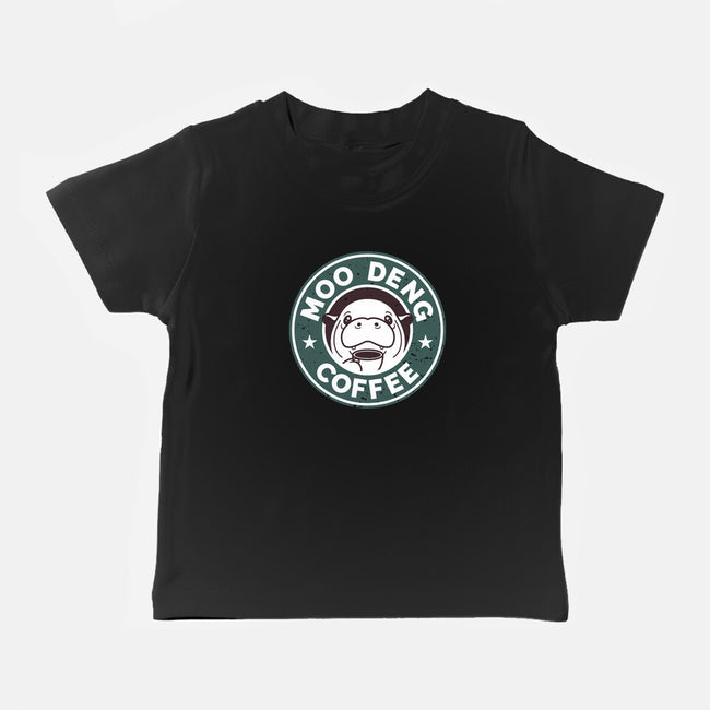 Moo Deng Coffee-Baby-Basic-Tee-retrodivision