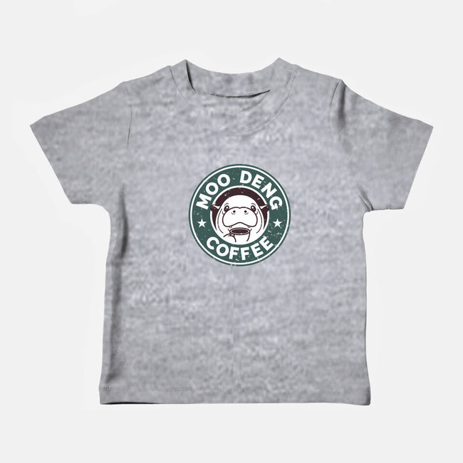 Moo Deng Coffee-Baby-Basic-Tee-retrodivision