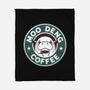 Moo Deng Coffee-None-Fleece-Blanket-retrodivision