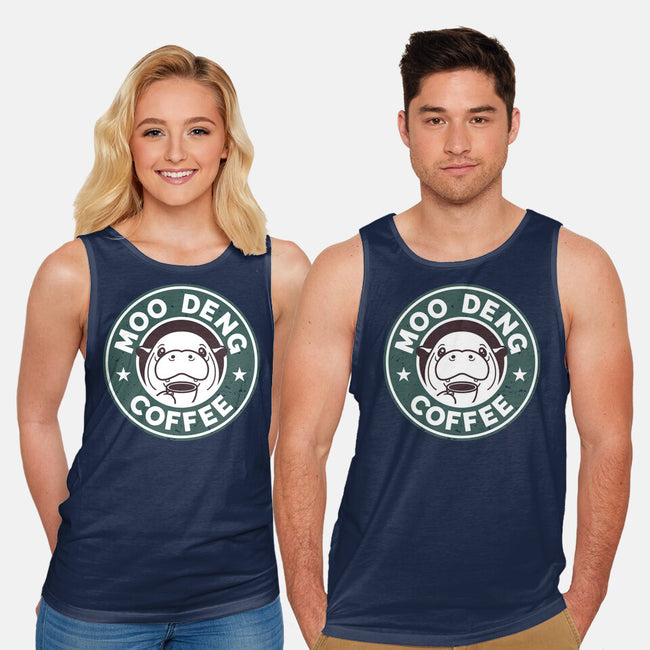 Moo Deng Coffee-Unisex-Basic-Tank-retrodivision