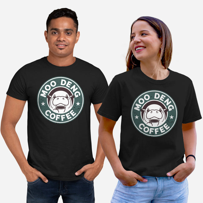 Moo Deng Coffee-Unisex-Basic-Tee-retrodivision