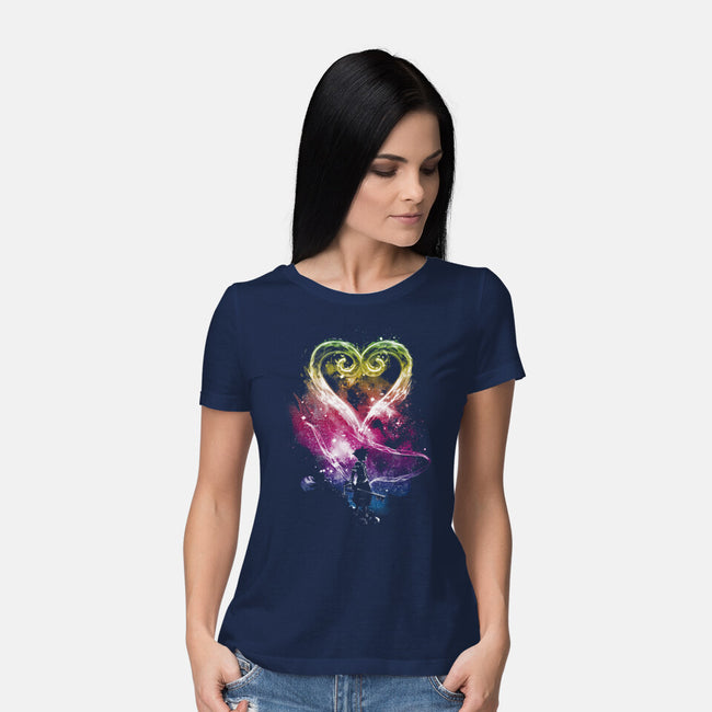 A Path To The Stars-Womens-Basic-Tee-kharmazero