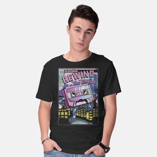 Rewind To Terror-Mens-Basic-Tee-Donnie