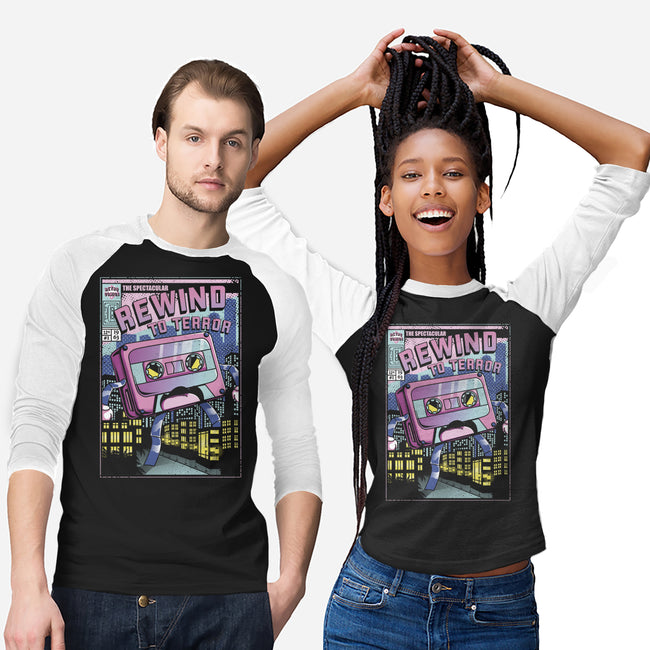 Rewind To Terror-Unisex-Baseball-Tee-Donnie