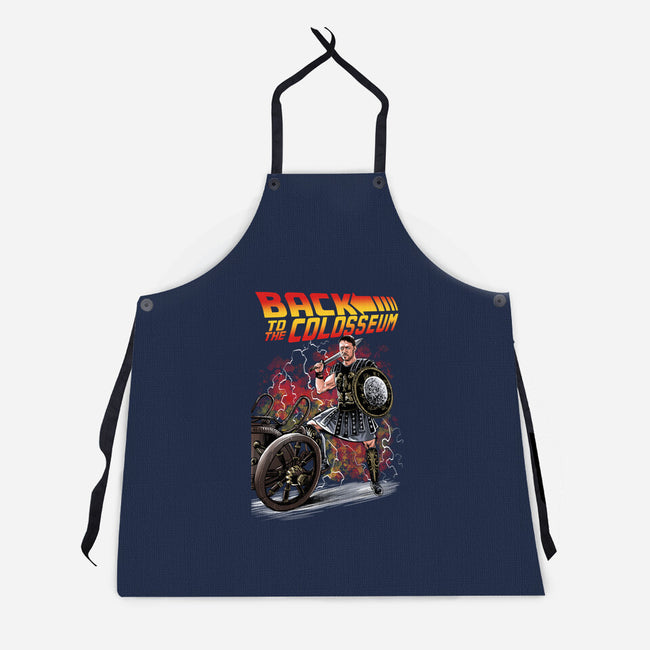 Back To The Colosseum-Unisex-Kitchen-Apron-zascanauta