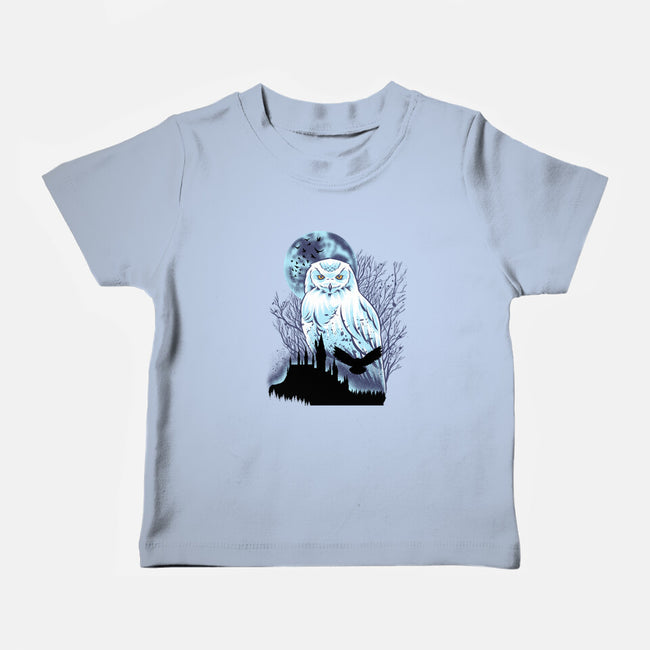 Snowy Owl-Baby-Basic-Tee-rmatix