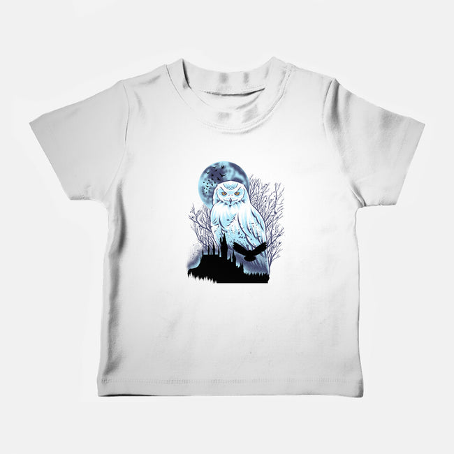 Snowy Owl-Baby-Basic-Tee-rmatix