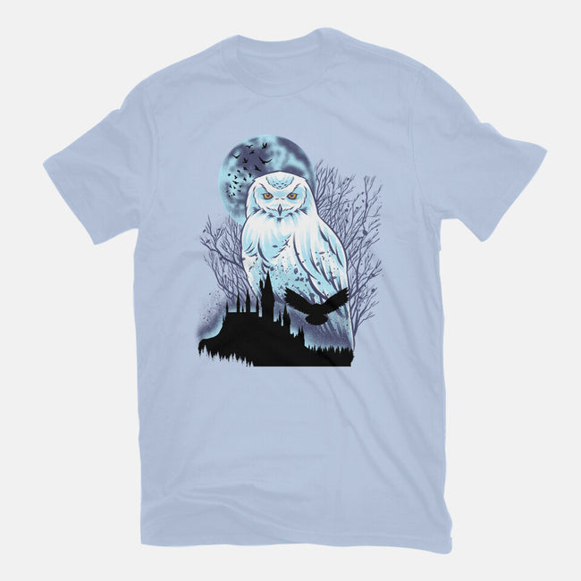 Snowy Owl-Mens-Heavyweight-Tee-rmatix