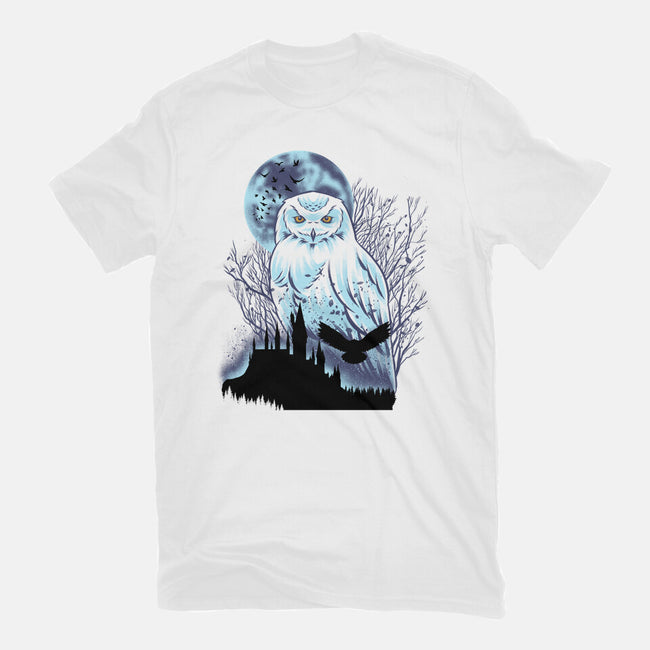 Snowy Owl-Mens-Heavyweight-Tee-rmatix