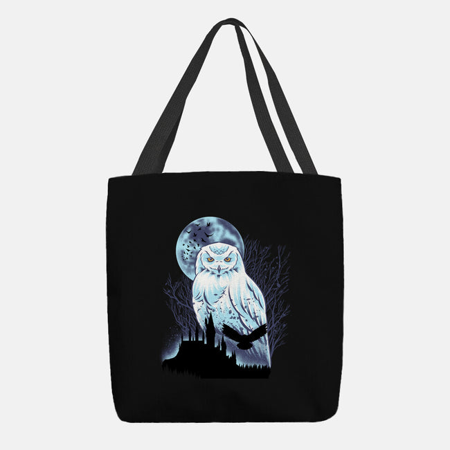 Snowy Owl-None-Basic Tote-Bag-rmatix