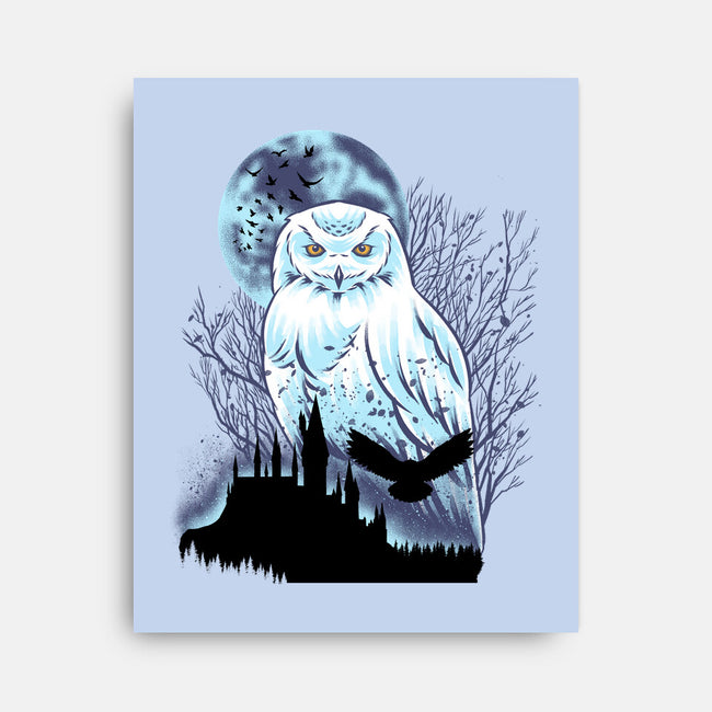 Snowy Owl-None-Stretched-Canvas-rmatix