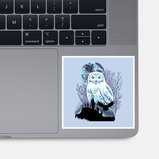 Snowy Owl-None-Glossy-Sticker-rmatix