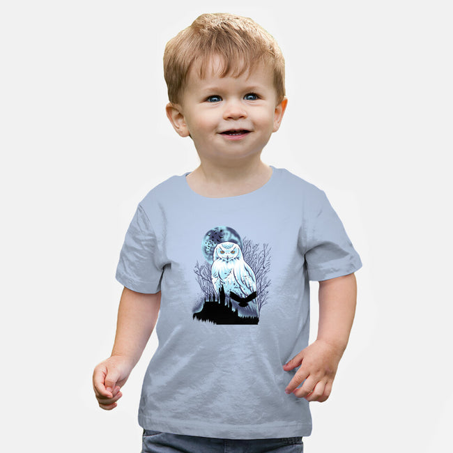 Snowy Owl-Baby-Basic-Tee-rmatix