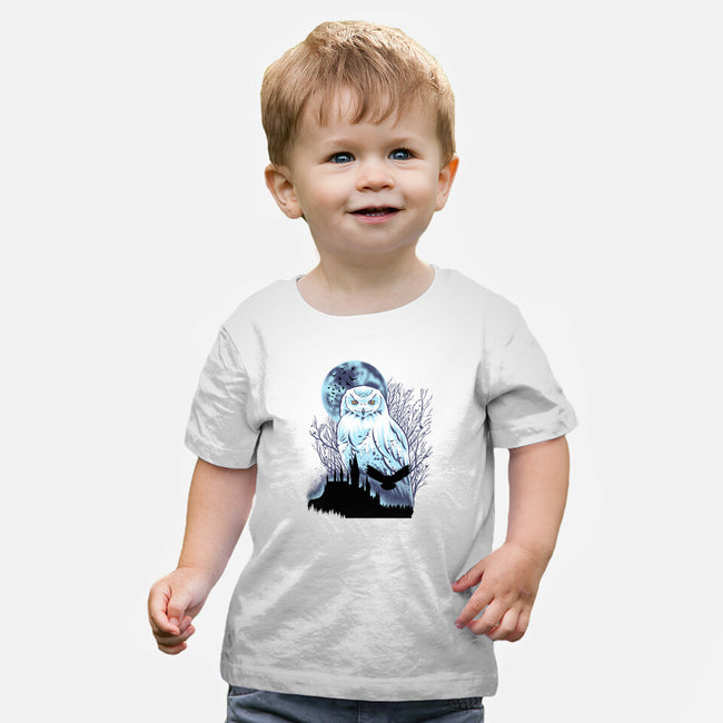 Snowy Owl-Baby-Basic-Tee-rmatix