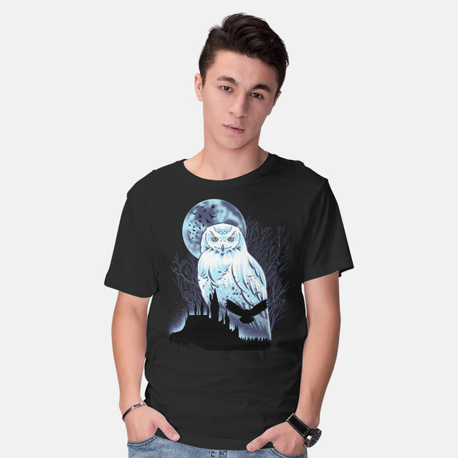 Snowy Owl-Mens-Basic-Tee-rmatix