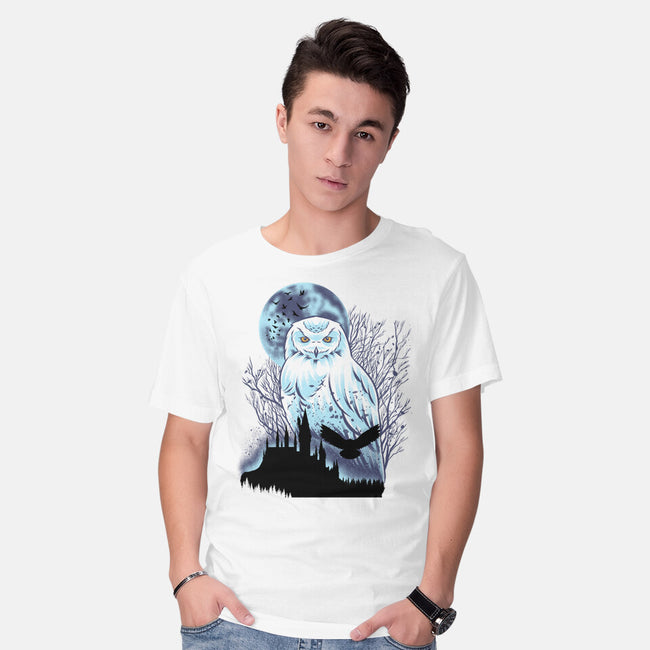 Snowy Owl-Mens-Basic-Tee-rmatix