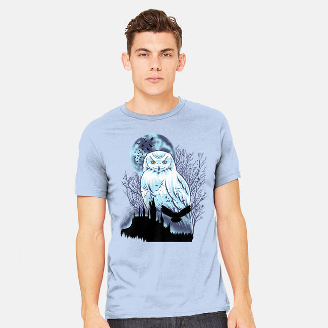 Snowy Owl-Mens-Heavyweight-Tee-rmatix