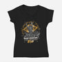 The Great Eye Sauron-Womens-V-Neck-Tee-yumie