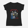 And Justice For Gotham-Womens-V-Neck-Tee-Barbadifuoco