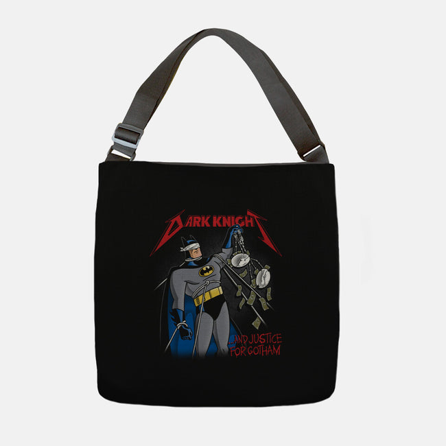 And Justice For Gotham-None-Adjustable Tote-Bag-Barbadifuoco