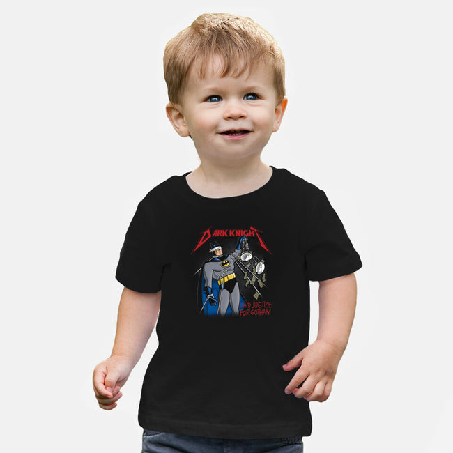 And Justice For Gotham-Baby-Basic-Tee-Barbadifuoco