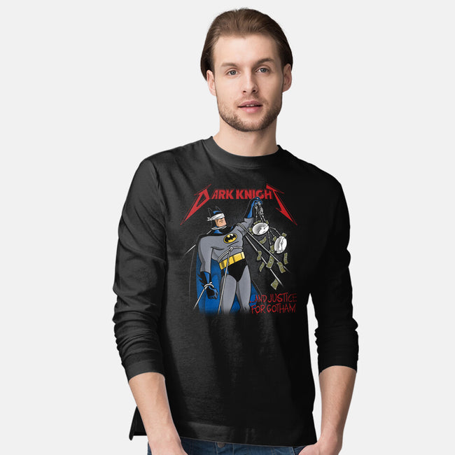 And Justice For Gotham-Mens-Long Sleeved-Tee-Barbadifuoco