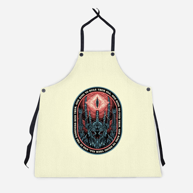 The Ring Leader-Unisex-Kitchen-Apron-glitchygorilla