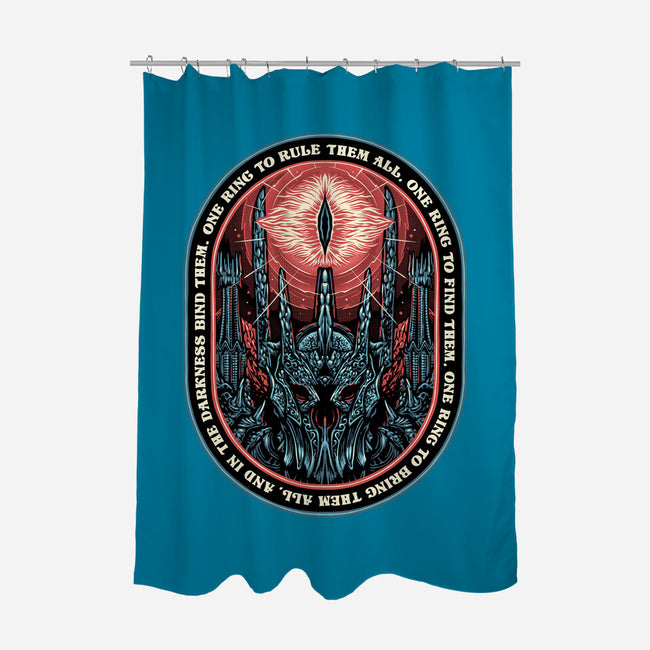 The Ring Leader-None-Polyester-Shower Curtain-glitchygorilla