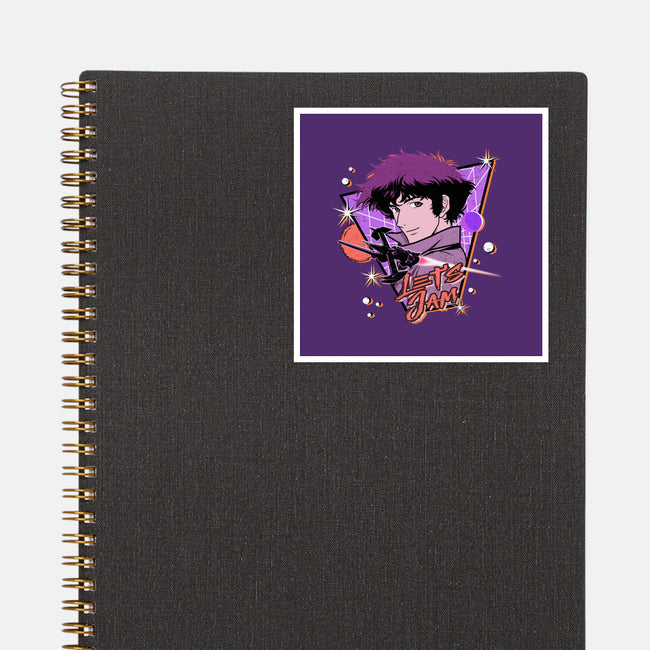 Let's Jam Across The Galaxy-None-Glossy-Sticker-palmstreet