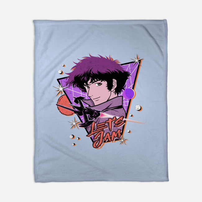 Let's Jam Across The Galaxy-None-Fleece-Blanket-palmstreet