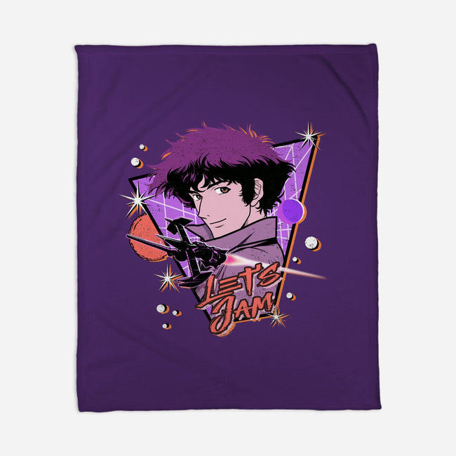 Let's Jam Across The Galaxy-None-Fleece-Blanket-palmstreet