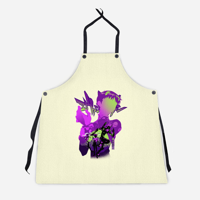 Shinji Silhouette-Unisex-Kitchen-Apron-hypertwenty