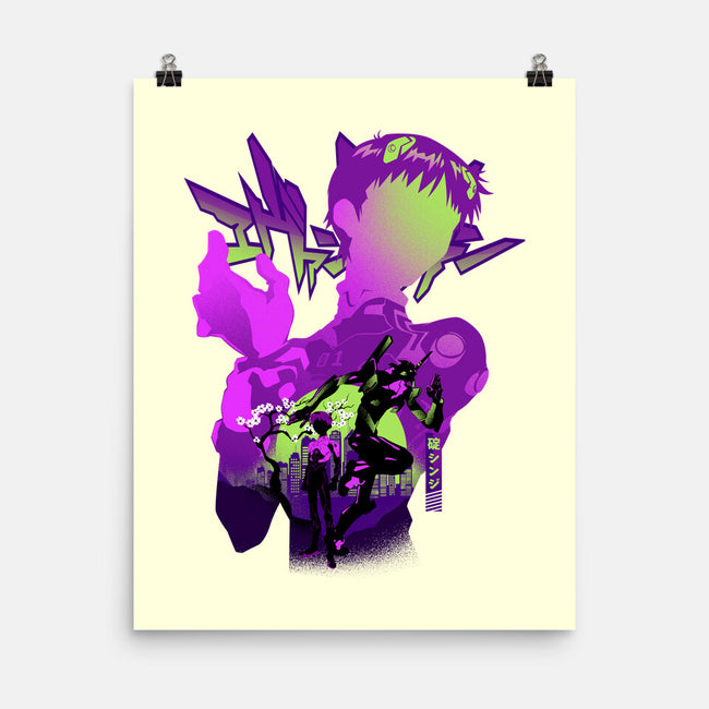 Shinji Silhouette-None-Matte-Poster-hypertwenty