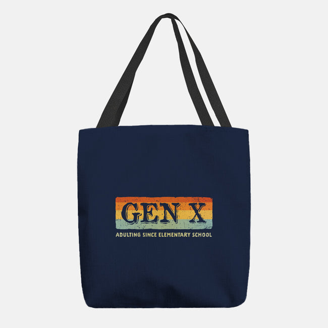 Adulting Since Elementary School-None-Basic Tote-Bag-kg07