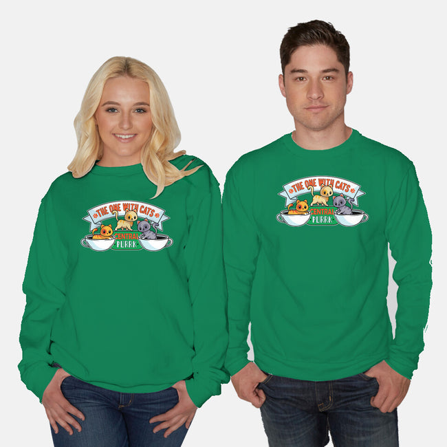 The One With Cats-Unisex-Crew Neck-Sweatshirt-erion_designs