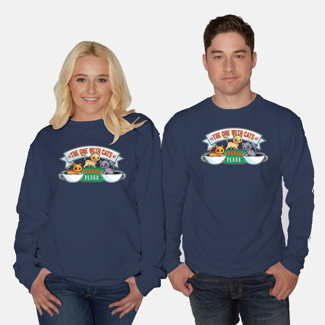 The One With Cats-Unisex-Crew Neck-Sweatshirt-erion_designs