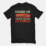 I Believe You Have My Stapler-Mens-Basic-Tee-kg07