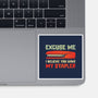 I Believe You Have My Stapler-None-Glossy-Sticker-kg07