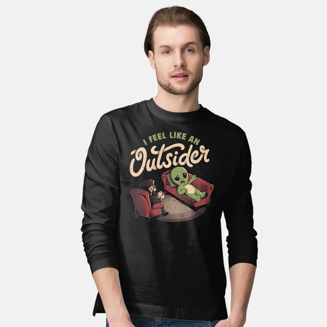 I Feel Like An Outsider-Mens-Long Sleeved-Tee-eduely