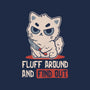 Fluff Around-Womens-Fitted-Tee-koalastudio