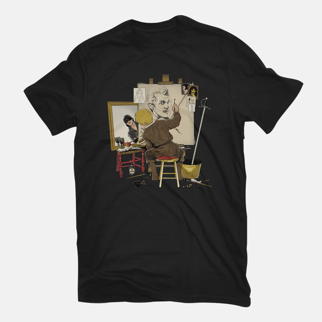 Inconceivable Portrait-Womens-Basic-Tee-retrodivision