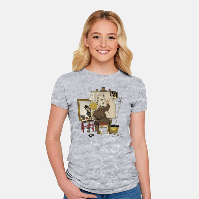 Inconceivable Portrait-Womens-Fitted-Tee-retrodivision