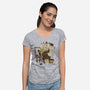 Inconceivable Portrait-Womens-V-Neck-Tee-retrodivision