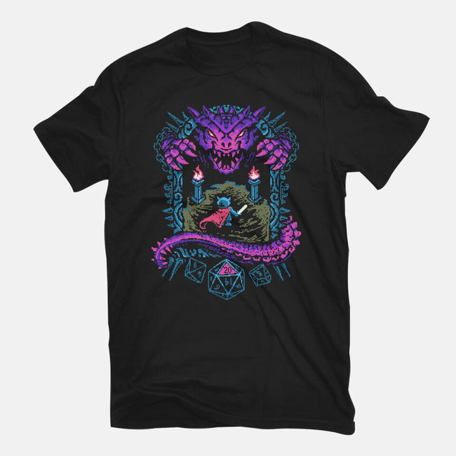 The Warrior And Dragon-Mens-Heavyweight-Tee-marsdkart