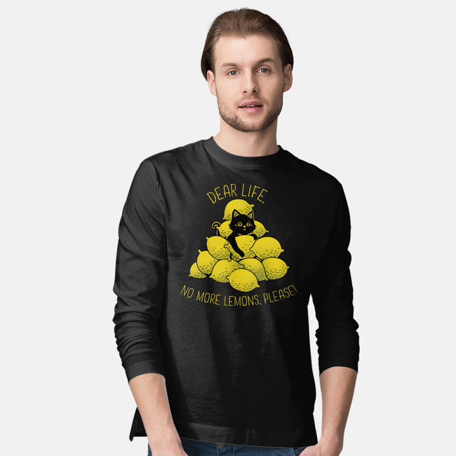 No More Lemons-Mens-Long Sleeved-Tee-tobefonseca