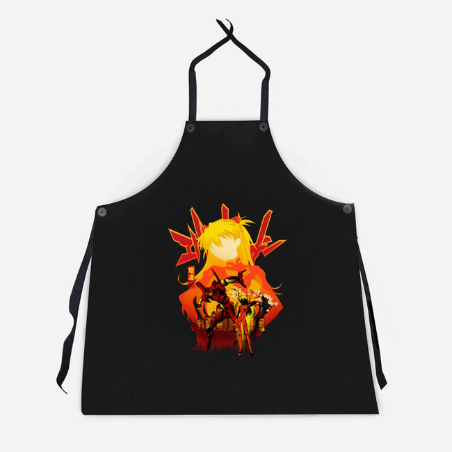 Asuka Silhouette-Unisex-Kitchen-Apron-hypertwenty