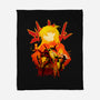 Asuka Silhouette-None-Fleece-Blanket-hypertwenty