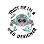 I'm A Web Designer-Womens-Fitted-Tee-naomori