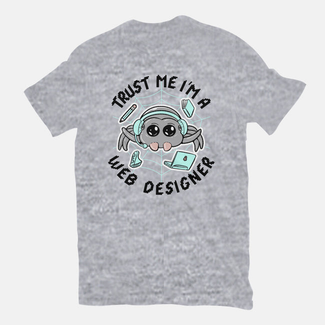 I'm A Web Designer-Womens-Fitted-Tee-naomori